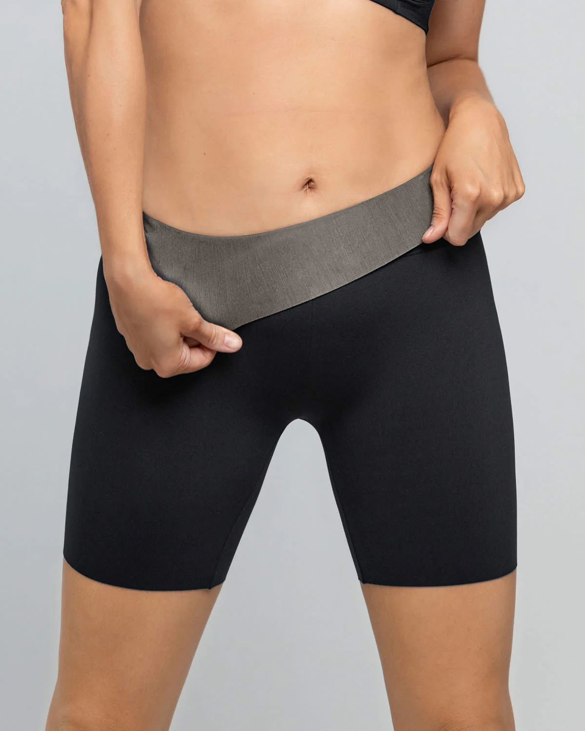 Short de control moderado aspecto invisible con fajón antideslizante - Image 9