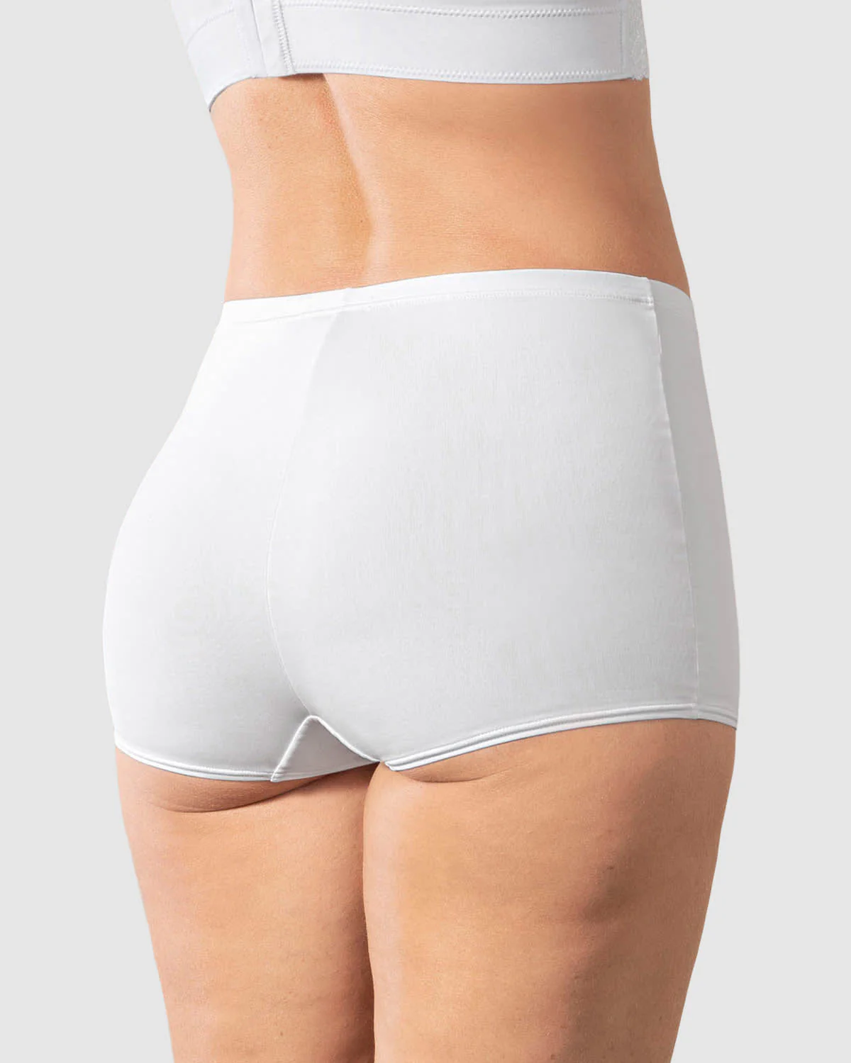 Bóxer tiro alto en tela lisa - Image 7