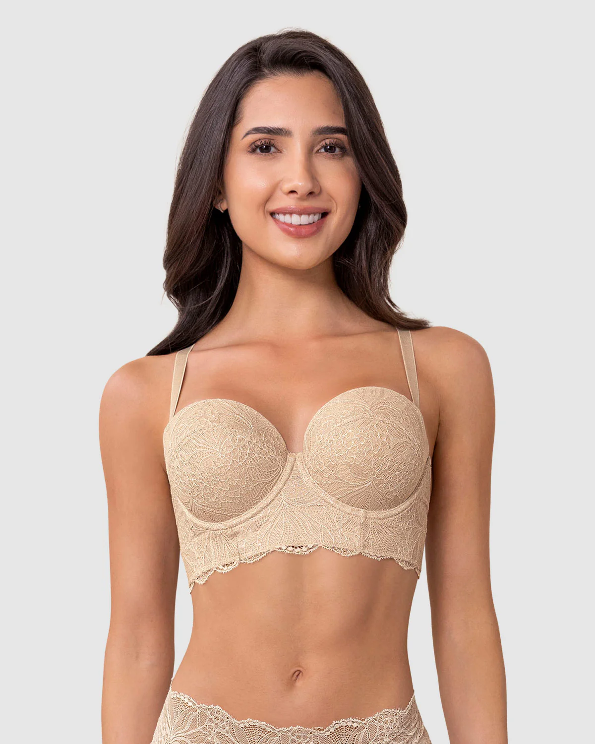 Brasier en encaje con realce incorporado - Image 9