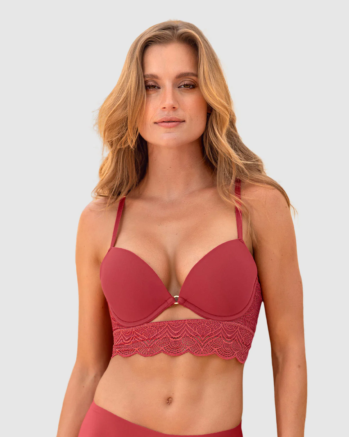 Brasier doble realce con escote profundo en espalda Sexy Back - Image 15