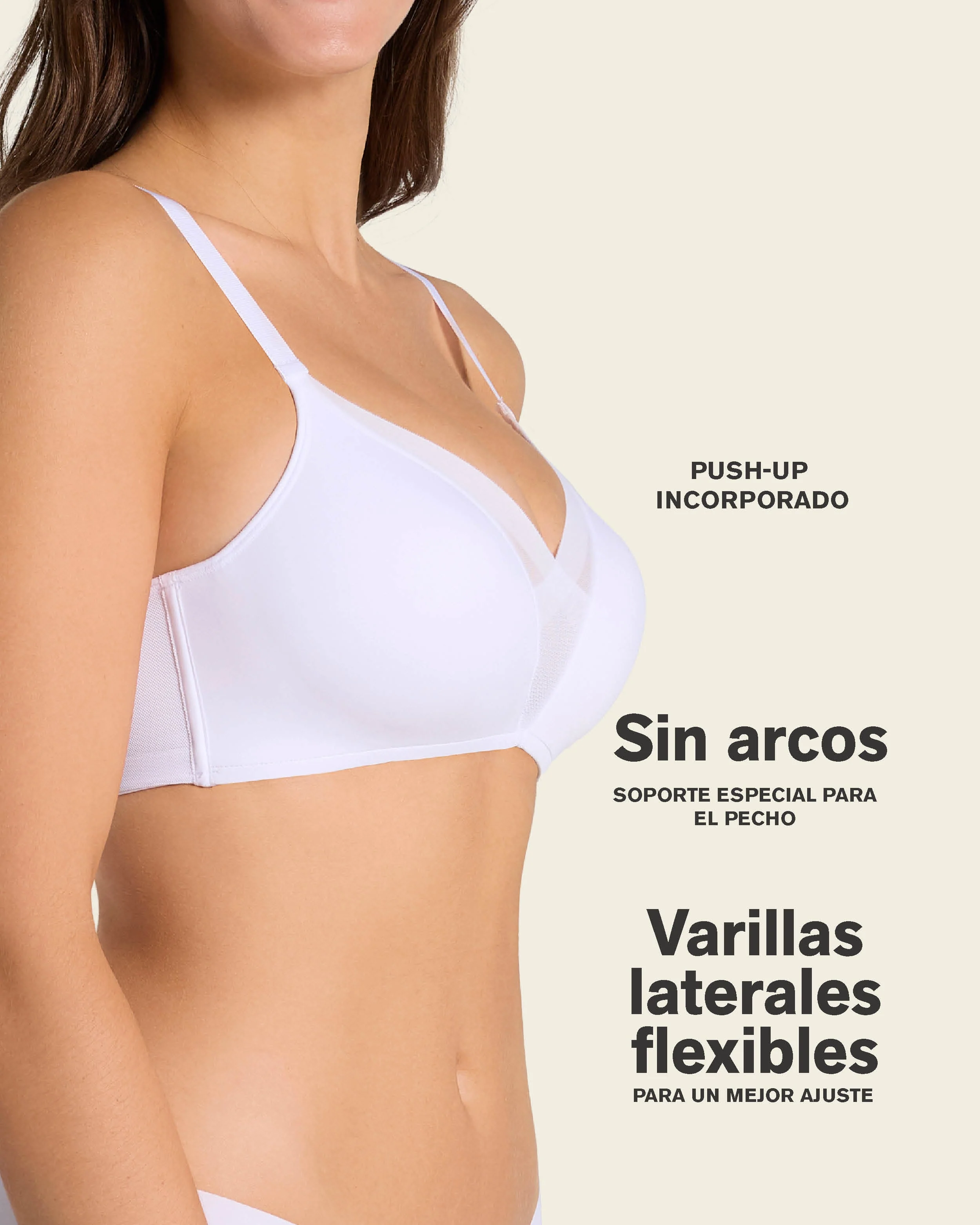 Brasier sin arco de realce alto incorporado Magical Bra - Image 13