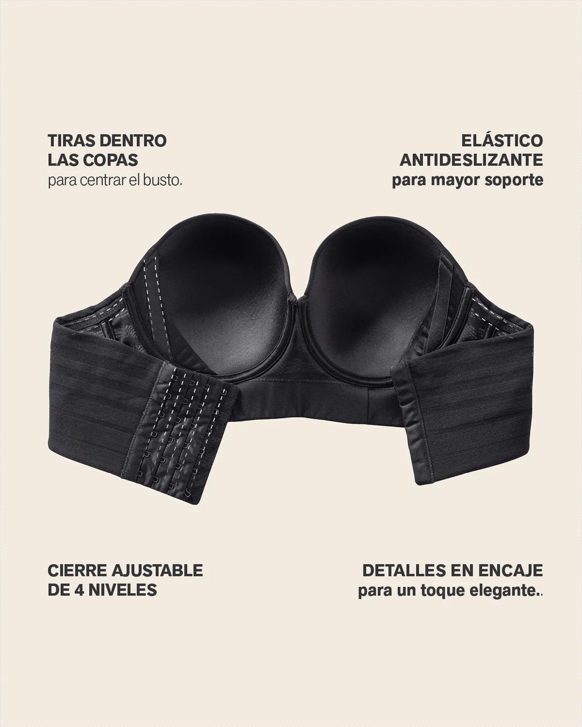 Brasier tipo bustier Support Strapless - Image 15