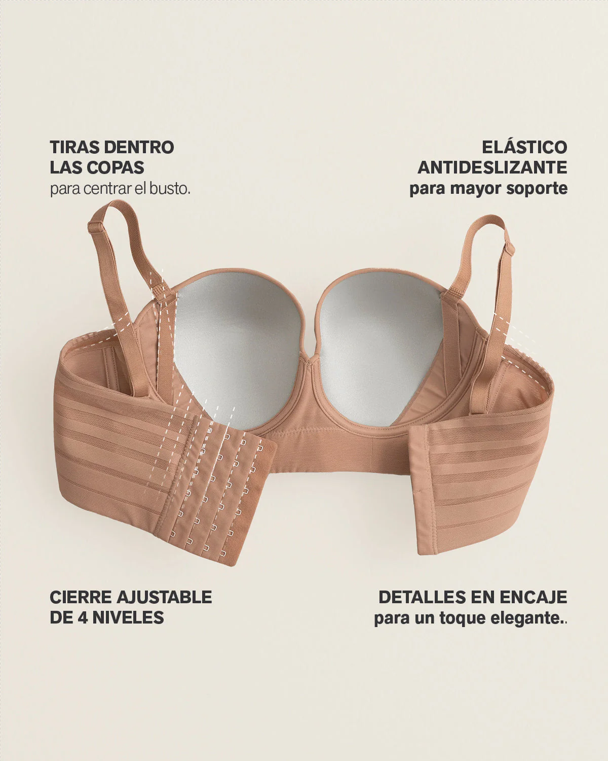 Brasier tipo bustier Support Strapless - Image 8