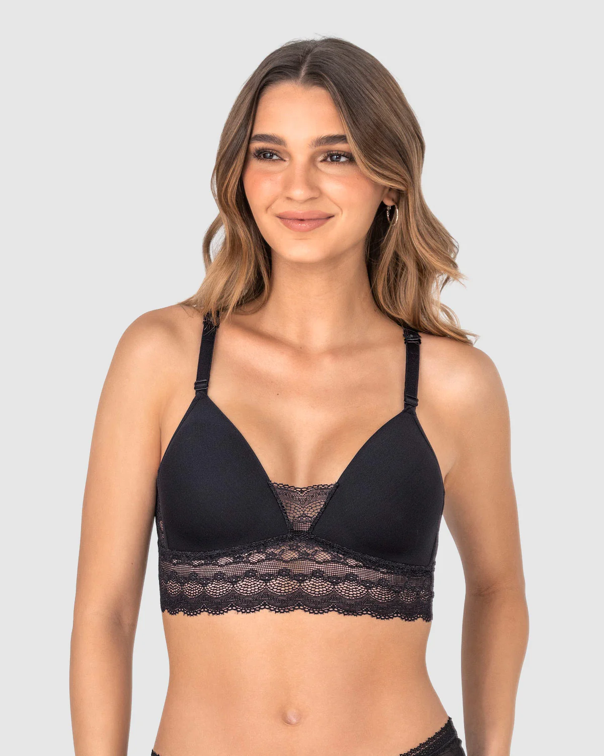 Bralette ultracómodo con delicados toques de encaje - Image 5