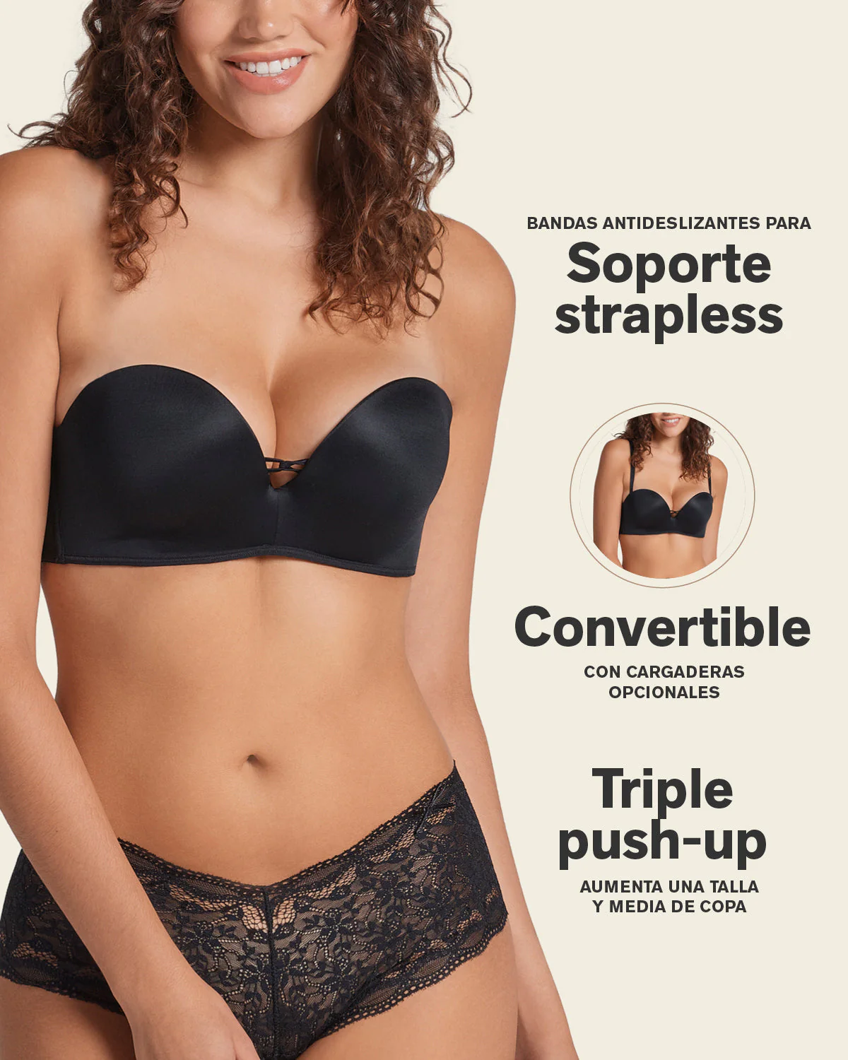 Brasier WOW de triple realce ideal como strapless - Image 12