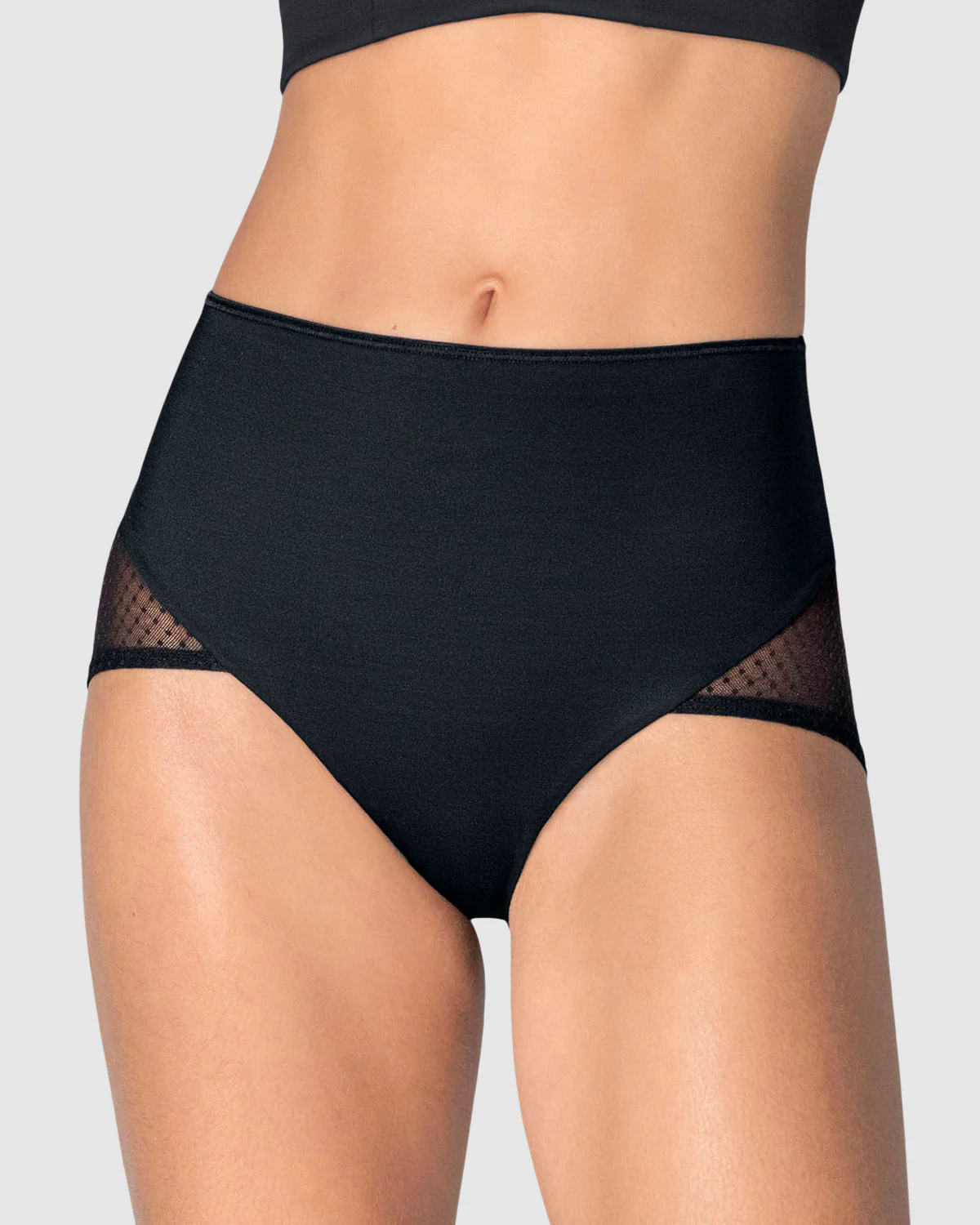 Panty clásico de control fuerte en abdomen, glúteos en tul - Image 7
