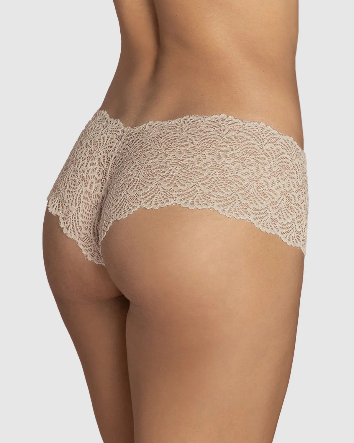 Panty estilo hípster en encaje sexy con refuerzo en algodón - Image 9