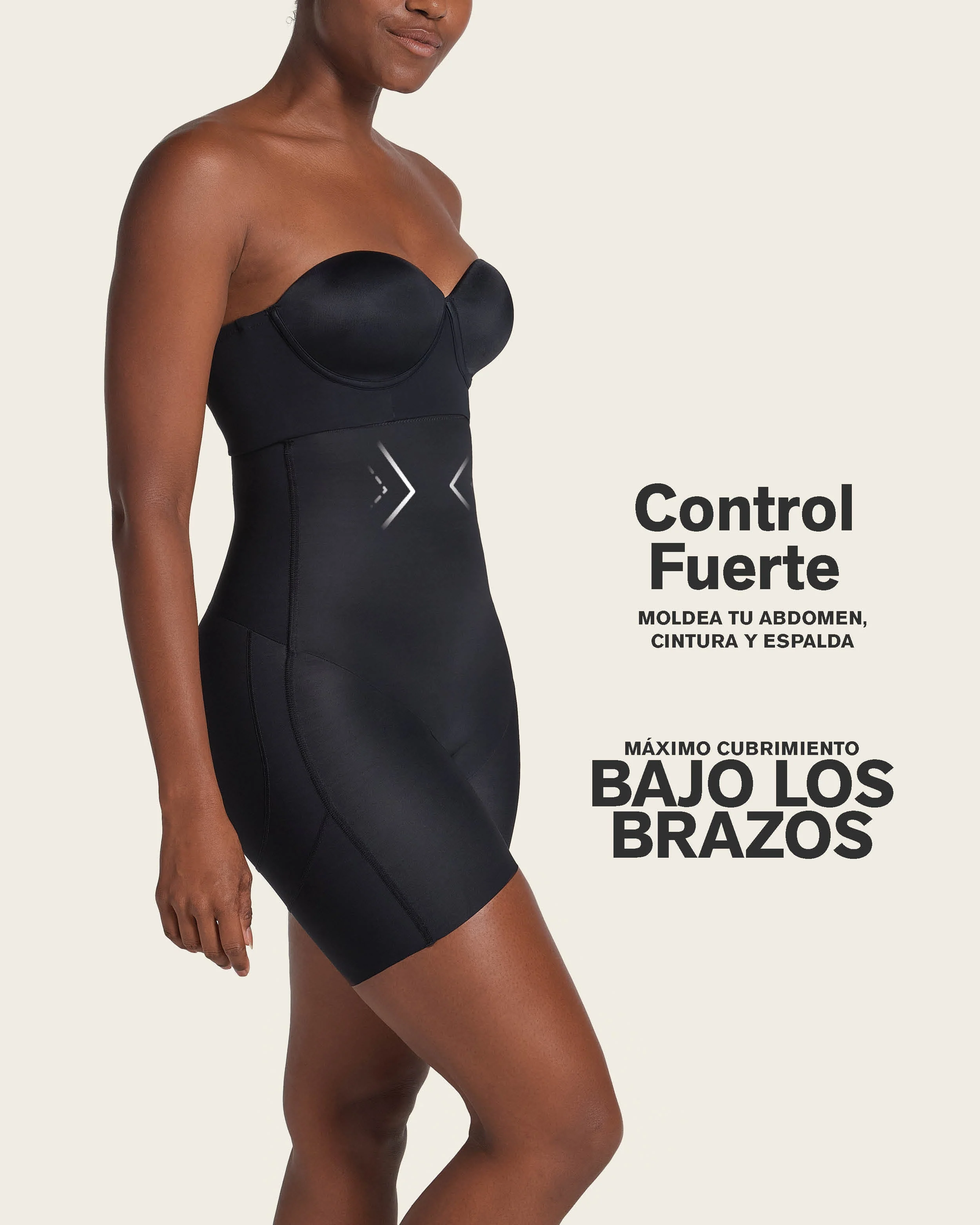 Short media pierna tiro extra alto, levanta glúteos - Image 6