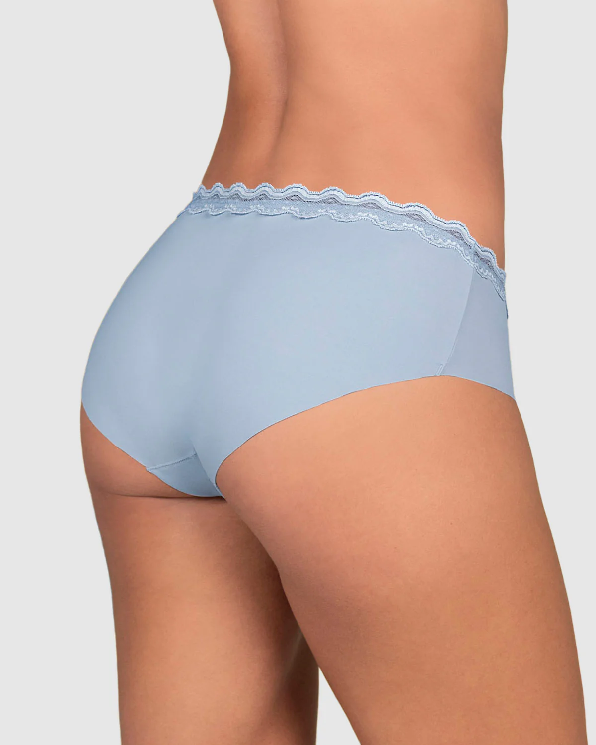 Panty hípster con encaje en cintura tiro medio - Image 17