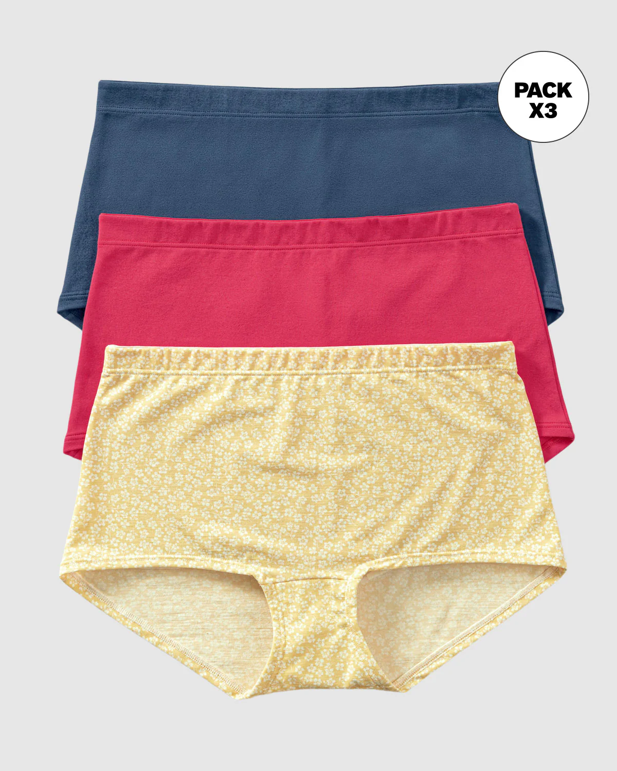 Paquete x 3 bóxers cortos con algodón elástico - Image 5