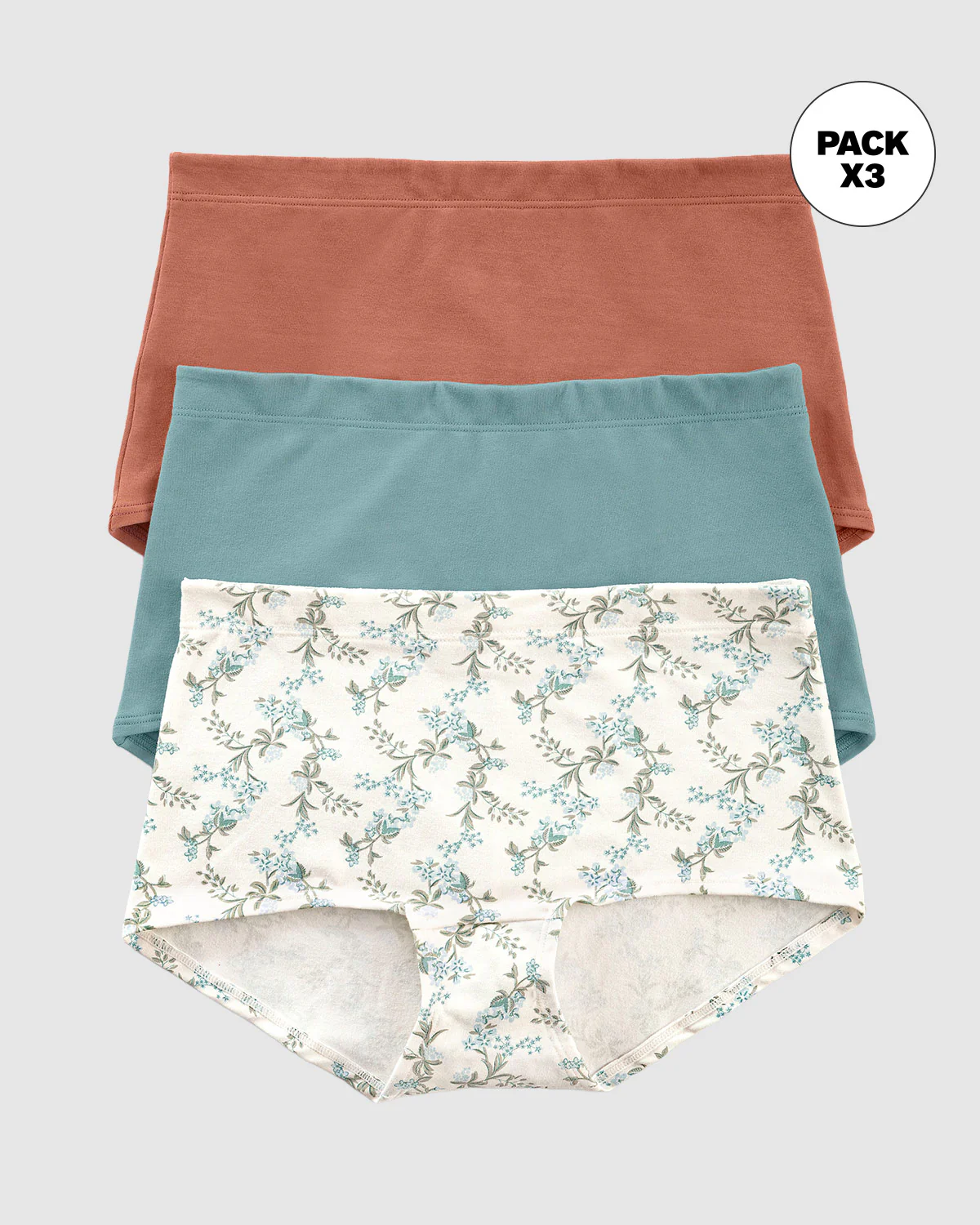 Paquete x 3 bóxers cortos con algodón elástico - Image 9