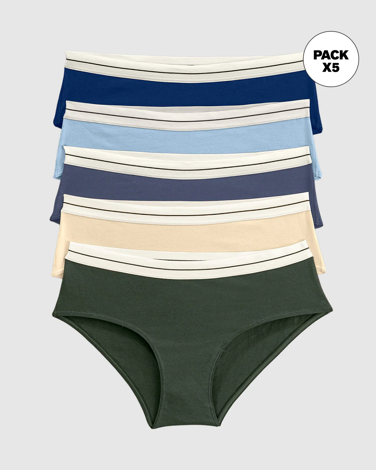 Paquete x 5 panties estilo hípster - Image 18
