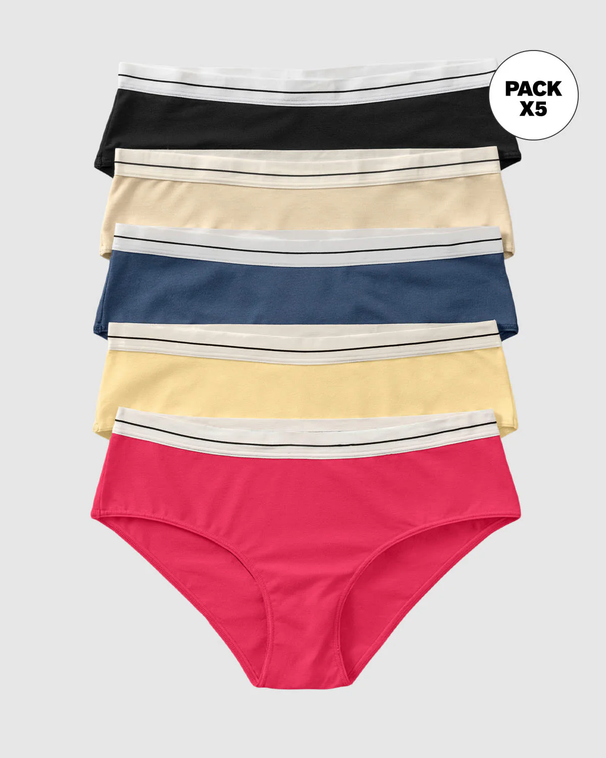 Paquete x 5 panties estilo hípster - Image 6