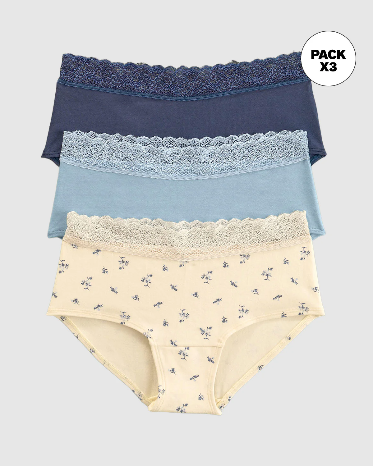 Paquete x3 panties estilo hípster total comodidad - Image 11