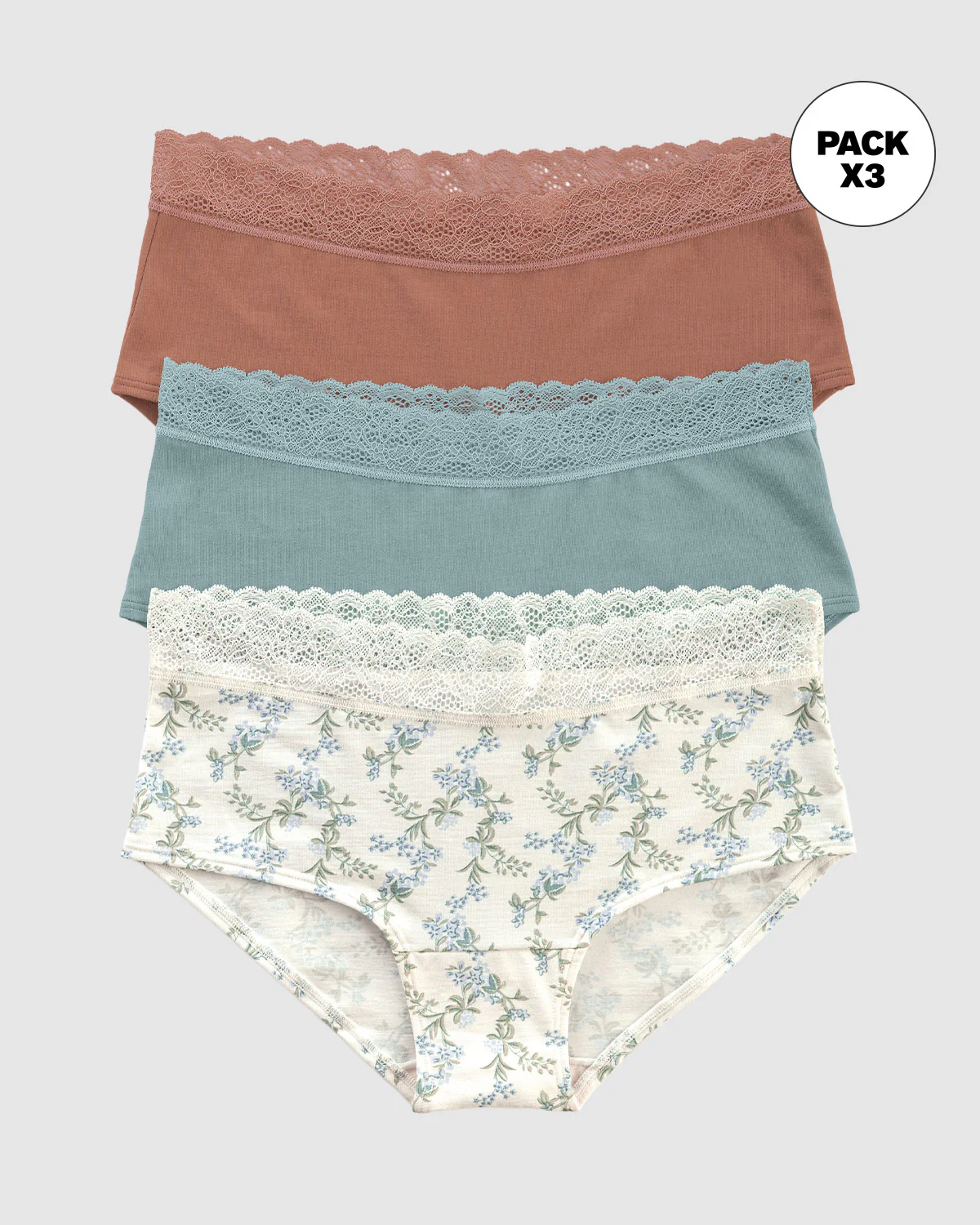 Paquete x3 panties estilo hípster total comodidad - Image 7