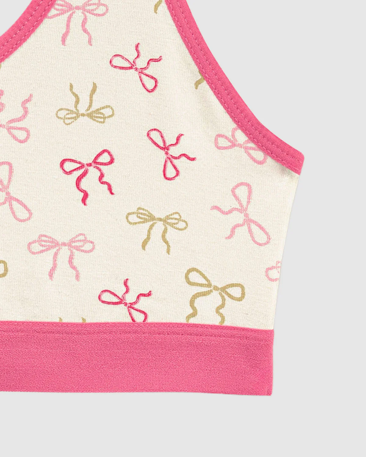 Top con espalda deportiva elaborado en algodón para niña - Image 5